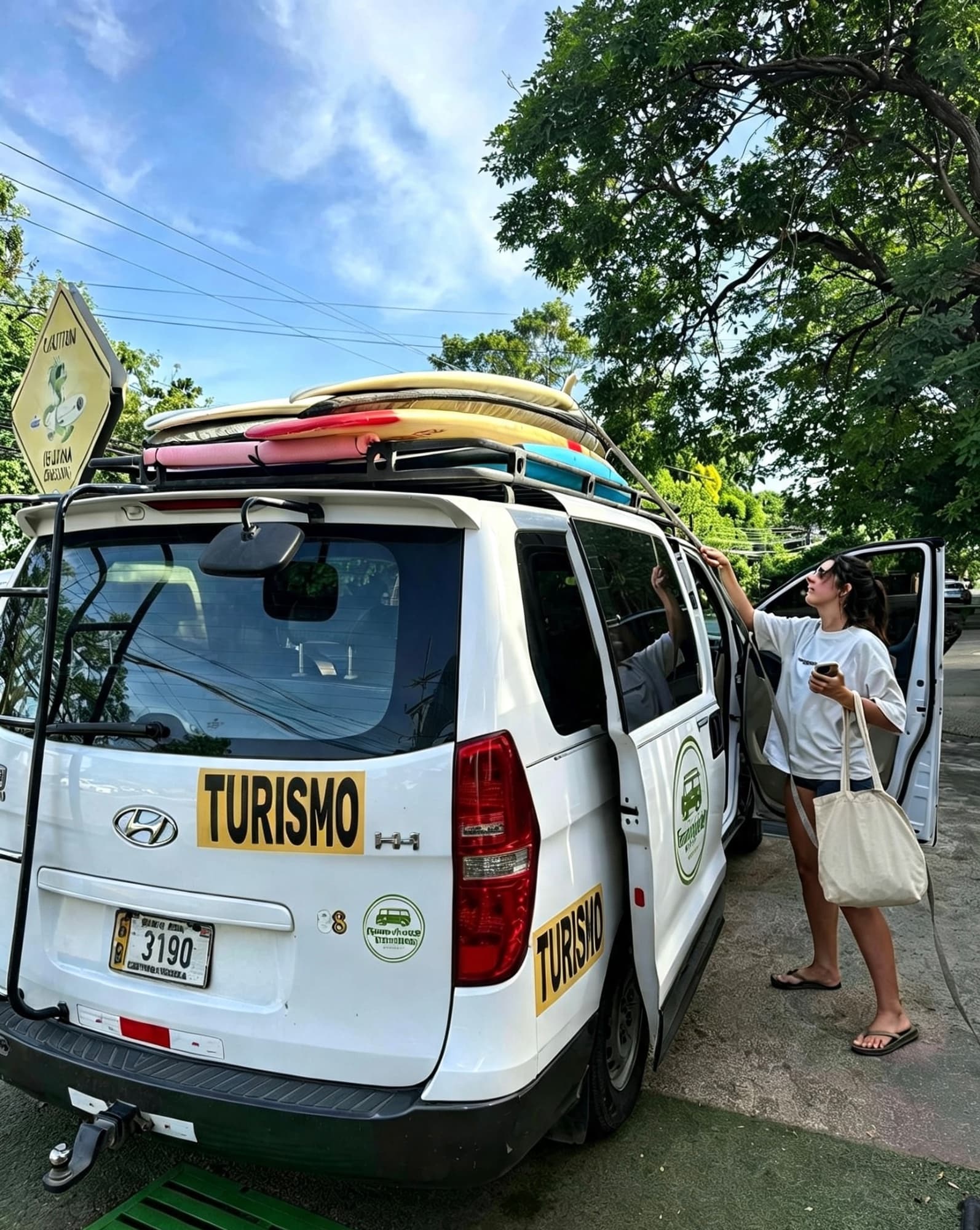 Tamarindo to Avellanas shuttle route